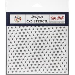 Echo Park - All Star - All Boy - Stencil 6 x 6"