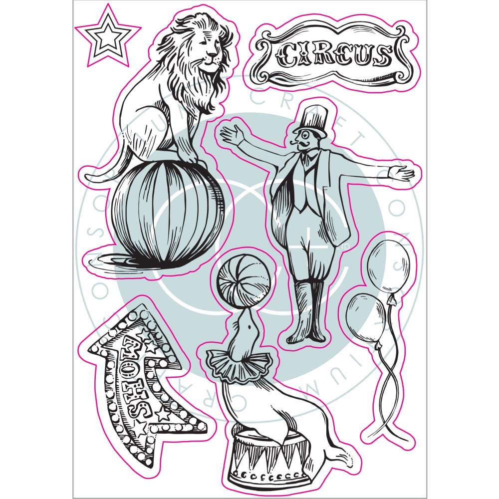 Craft Consortium - Clear Stamps - Circus