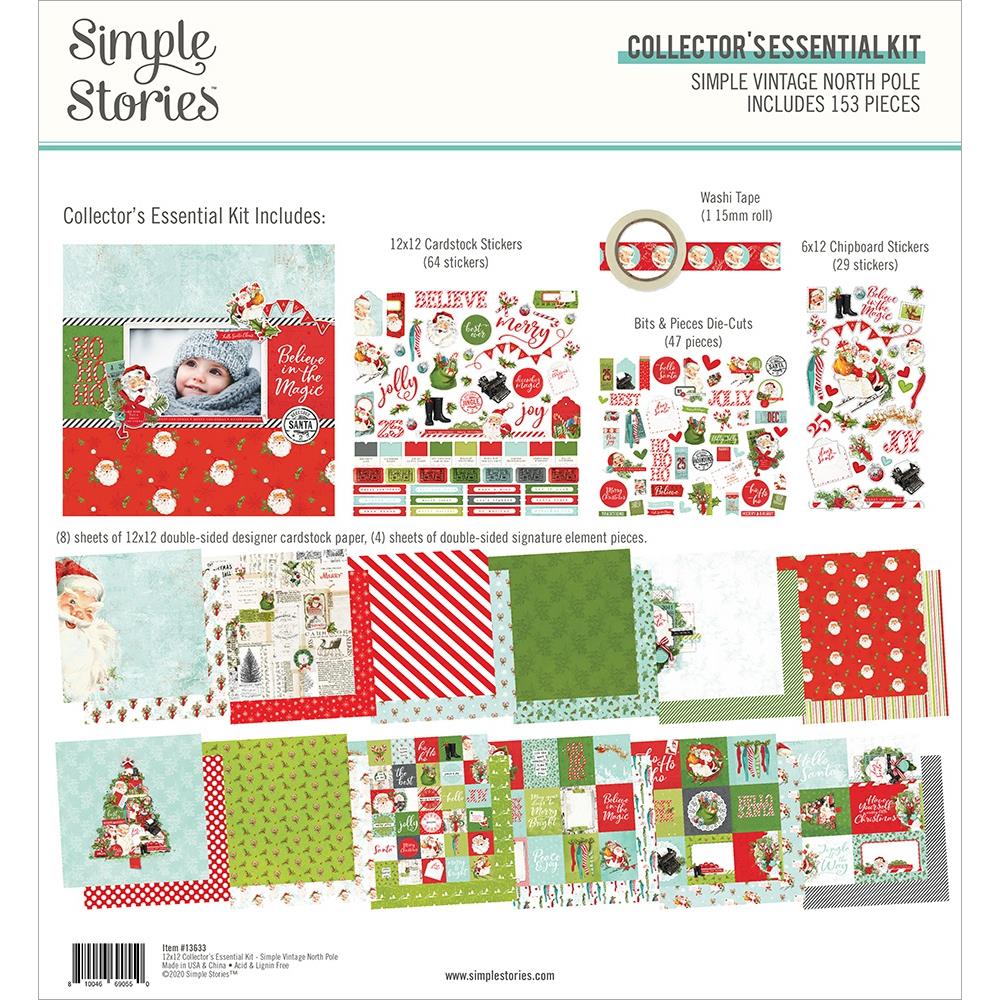 Simple Stories - Simple Vintage North Pole - Collectors Kit - 12 x 12"