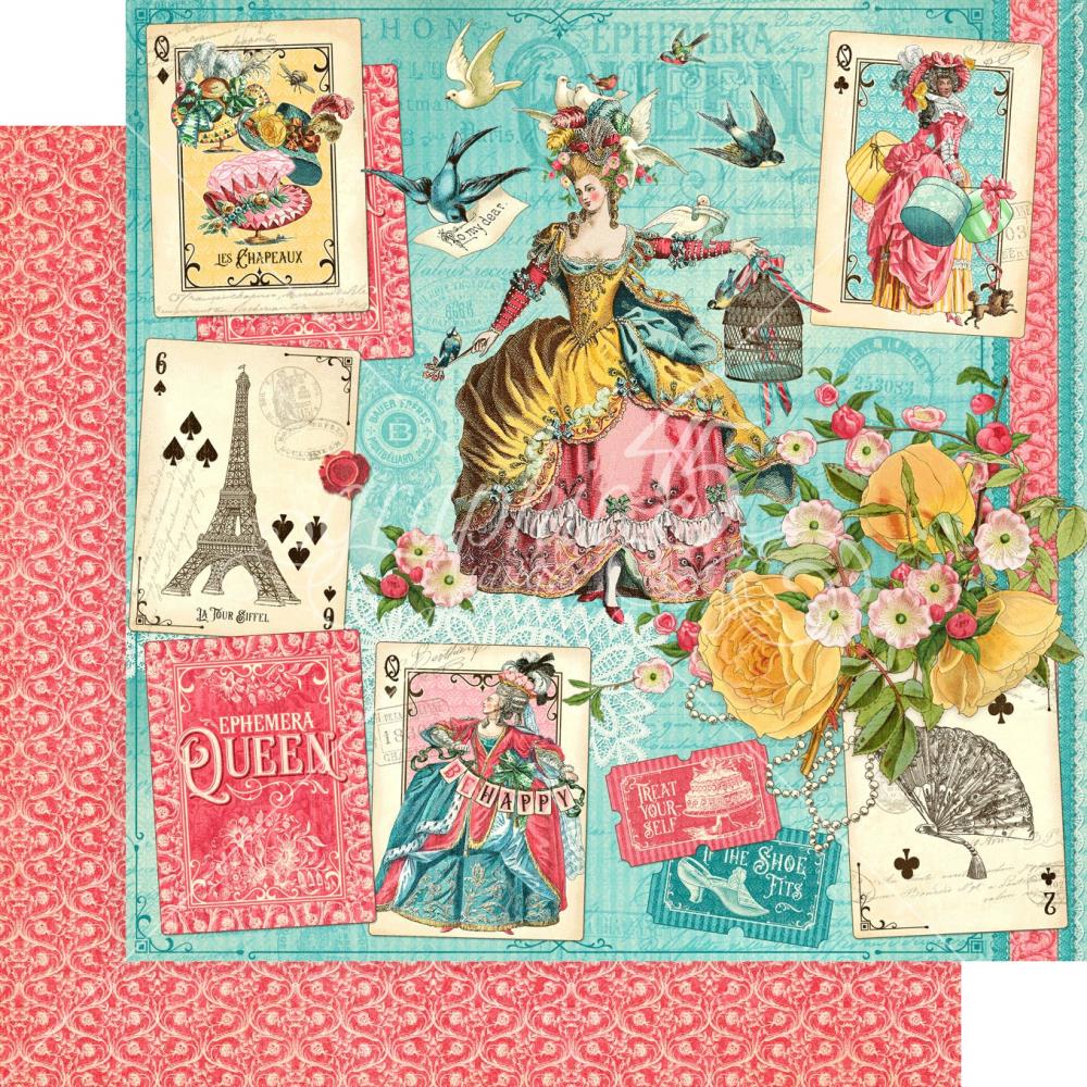 Graphic45 - Ephemera Queen - Ephemera Queen -  12x12"