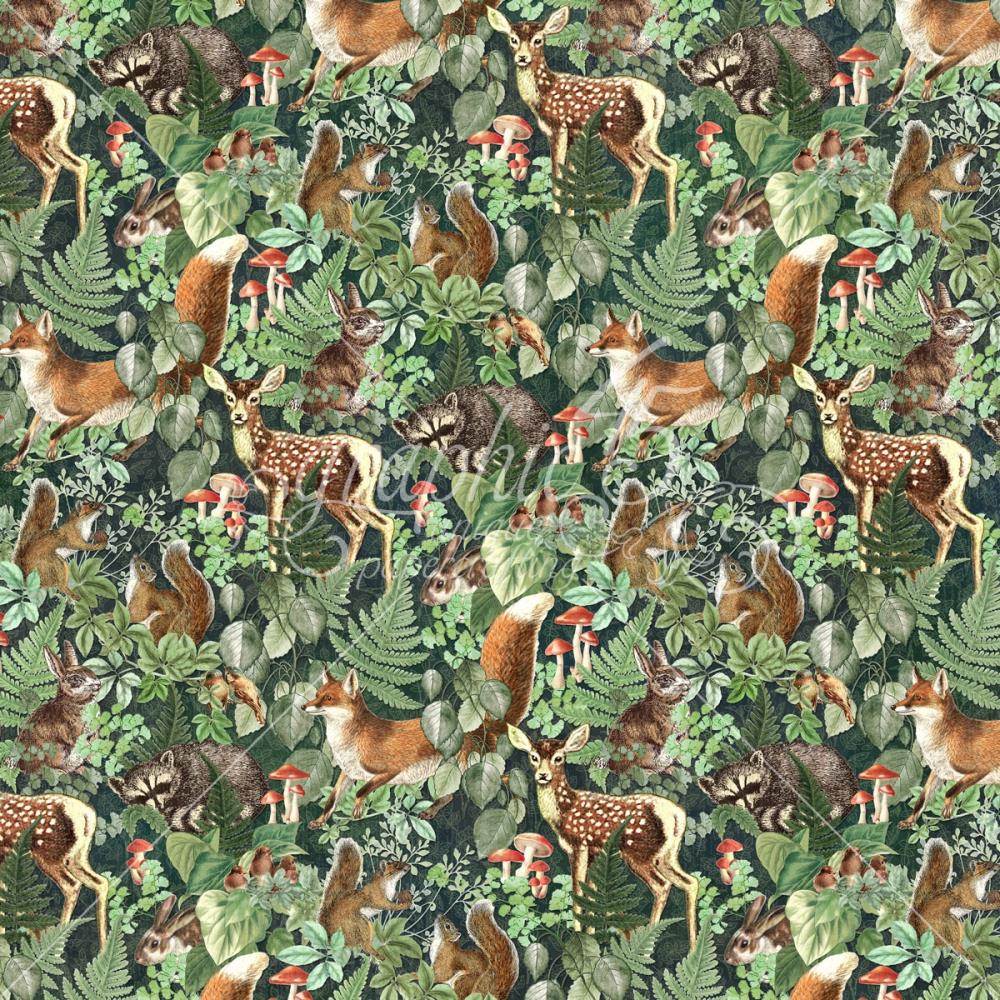 Graphic 45 - Woodland Friends - Be wild - 12x12"