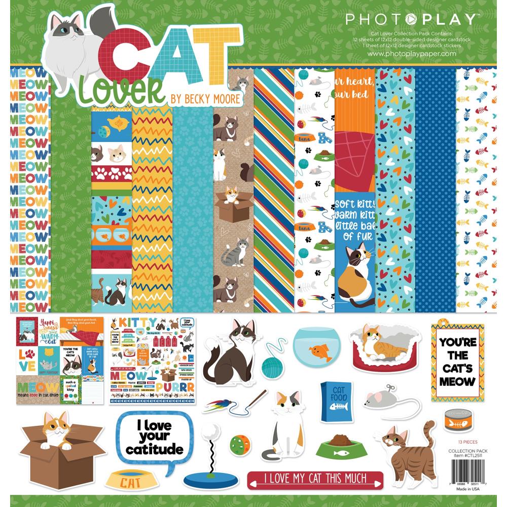 Photoplay - Cat Lover - Collection Pack -   12 x 12"