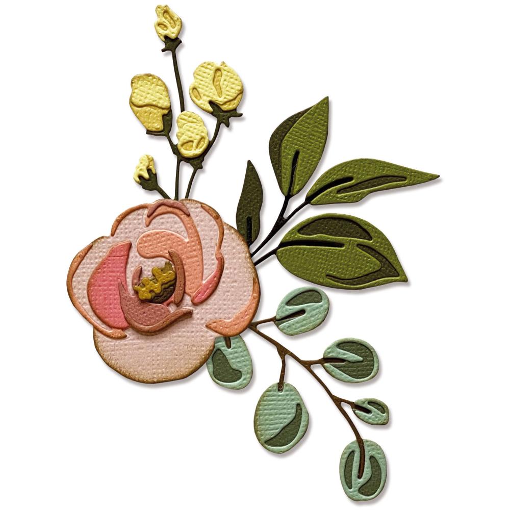 Sizzix - Tim Holtz Alterations - Thinlits Colorize - Bloom