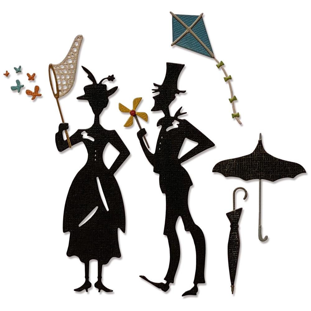 Sizzix - Tim Holtz Alterations - Thinlits - The Park