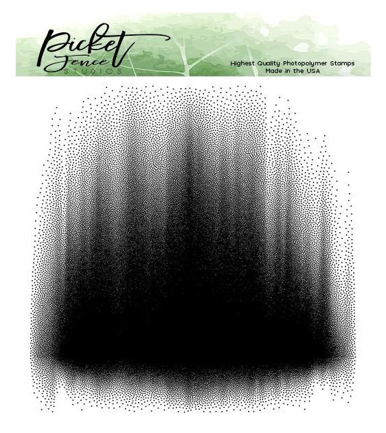 Picket Fence - Clear Stamp - Aurora Borealis