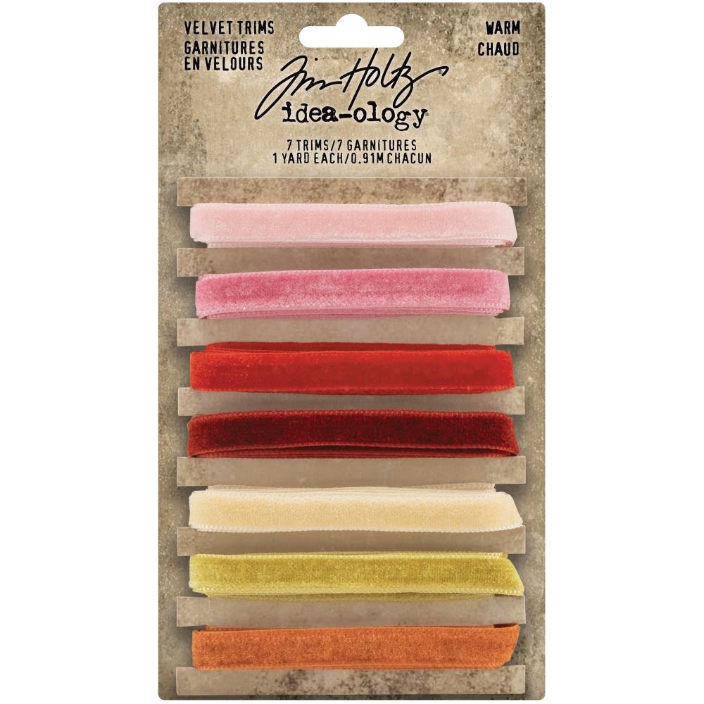 Tim Holtz - Ideaology -  Velvet Trims - Warm