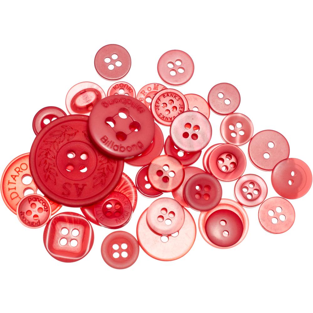 Buttons Galore - Mason Jar Buttons - Valentine