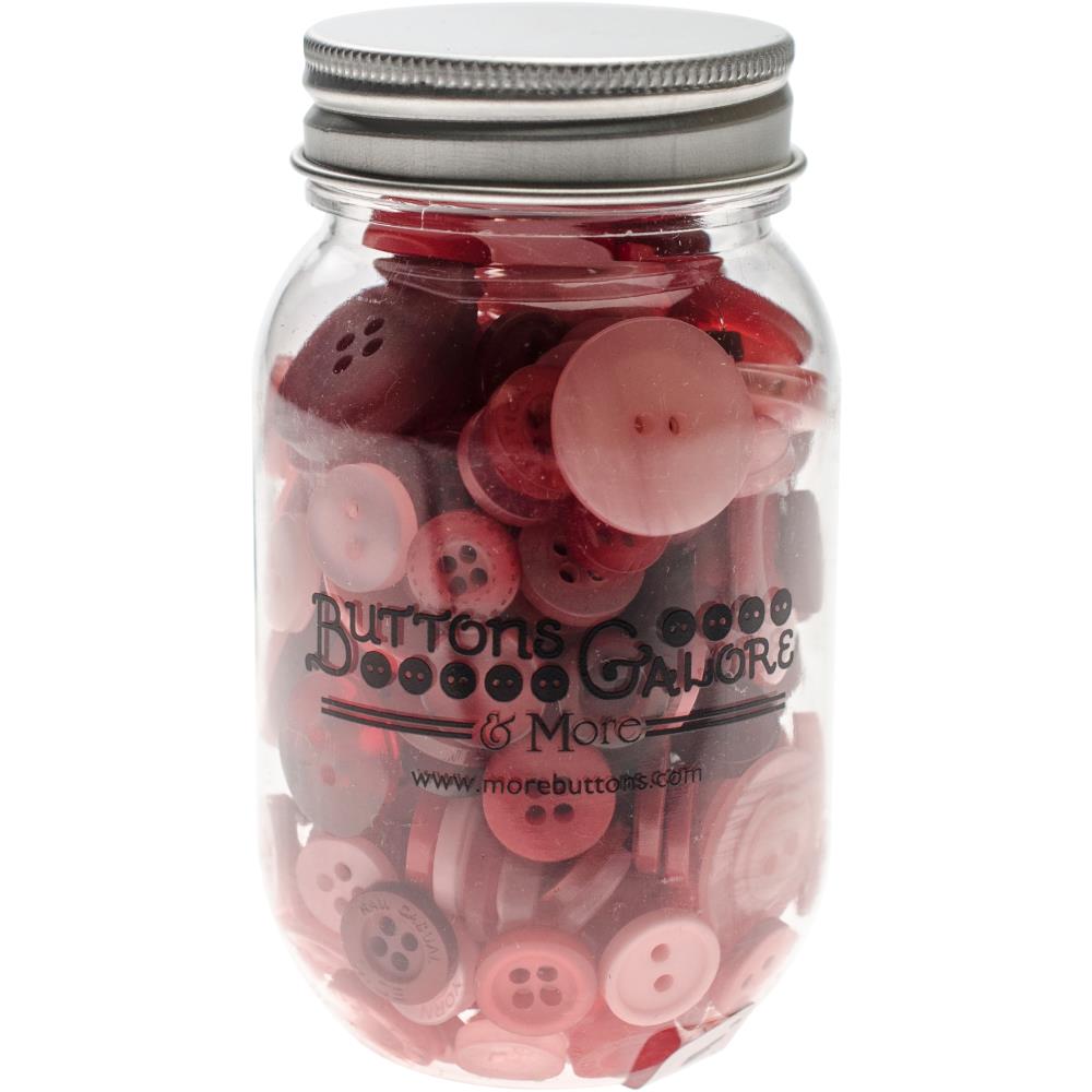 Buttons Galore - Mason Jar Buttons - Valentine
