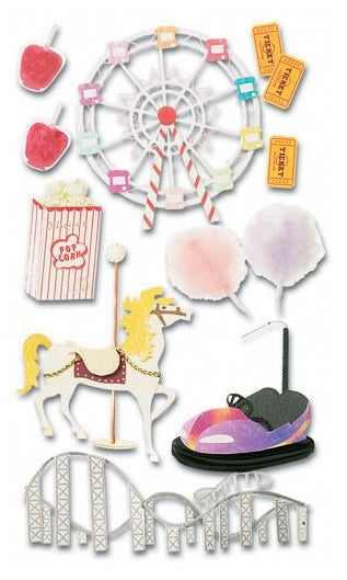 Jolee's - 3D Stickers - large - Carnival