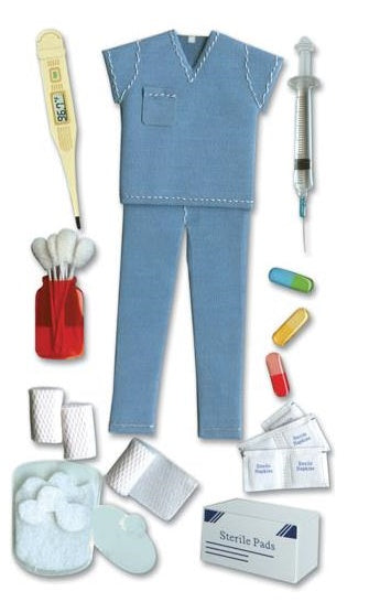 Jolee's - 3D Stickers - large - Nurse