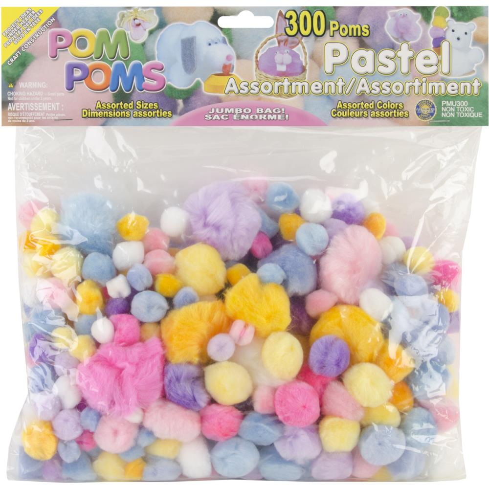 Pomponger - XL-bag - Pastel
