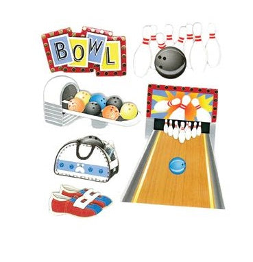 Jolee's - 3D Stickers - Bowling Alley