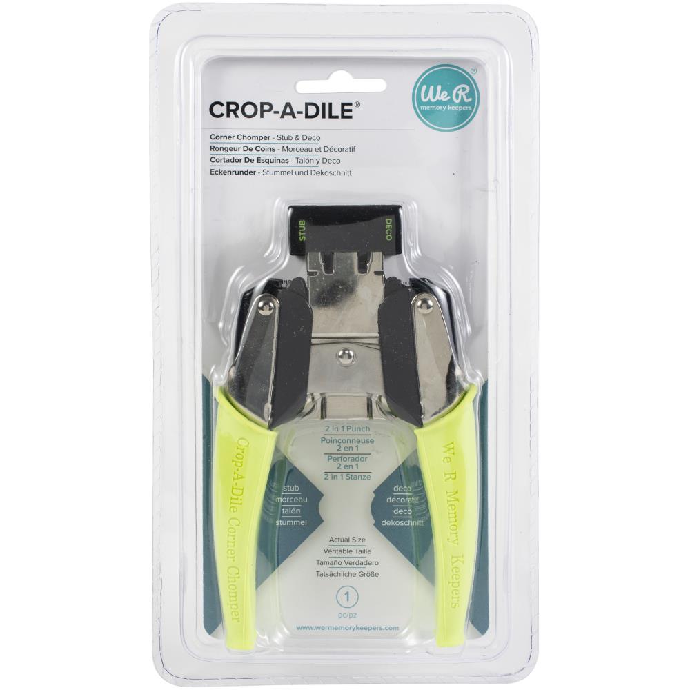 We R Memory Keepers - Crop-a-dile - Stub / Deco Corner Chomper - Lime