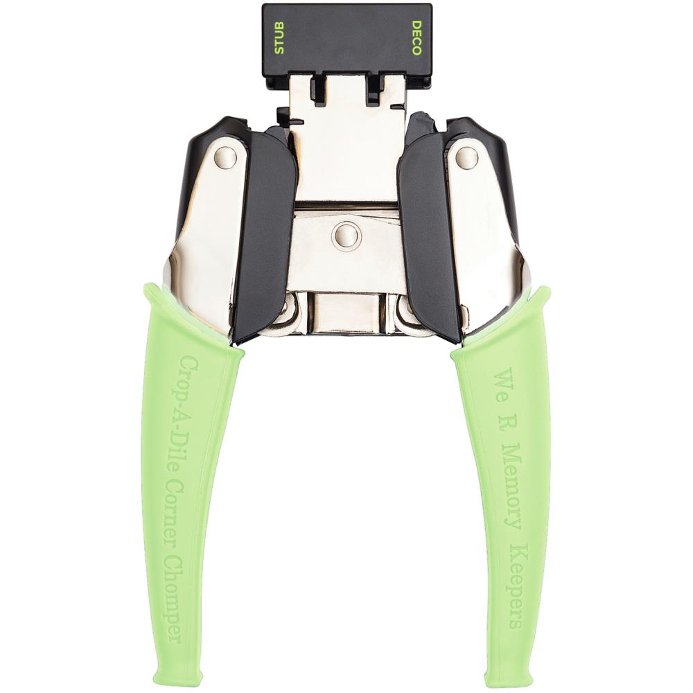 We R Memory Keepers - Crop-a-dile - Stub / Deco Corner Chomper - Lime