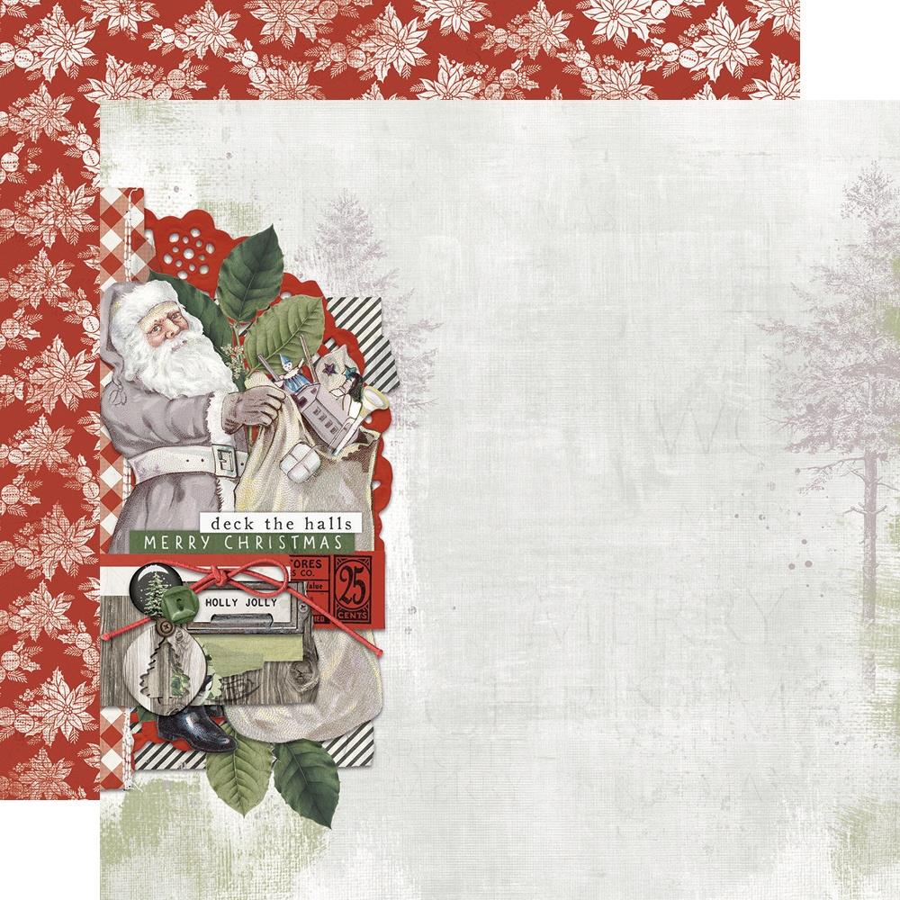 Simple Stories - Vintage Rustic Christmas - Collectors Kit - 12 x 12"