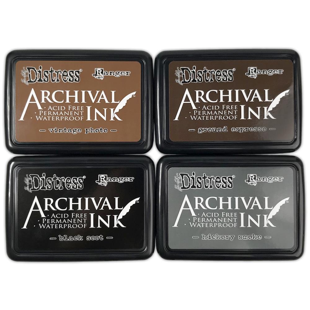 Ranger -Tim Holtz - Archival Ink Pad Stack - Basics