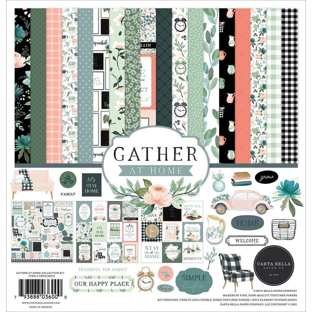 Carta Bella - Gather at home -  Collection Kit -  12x12"