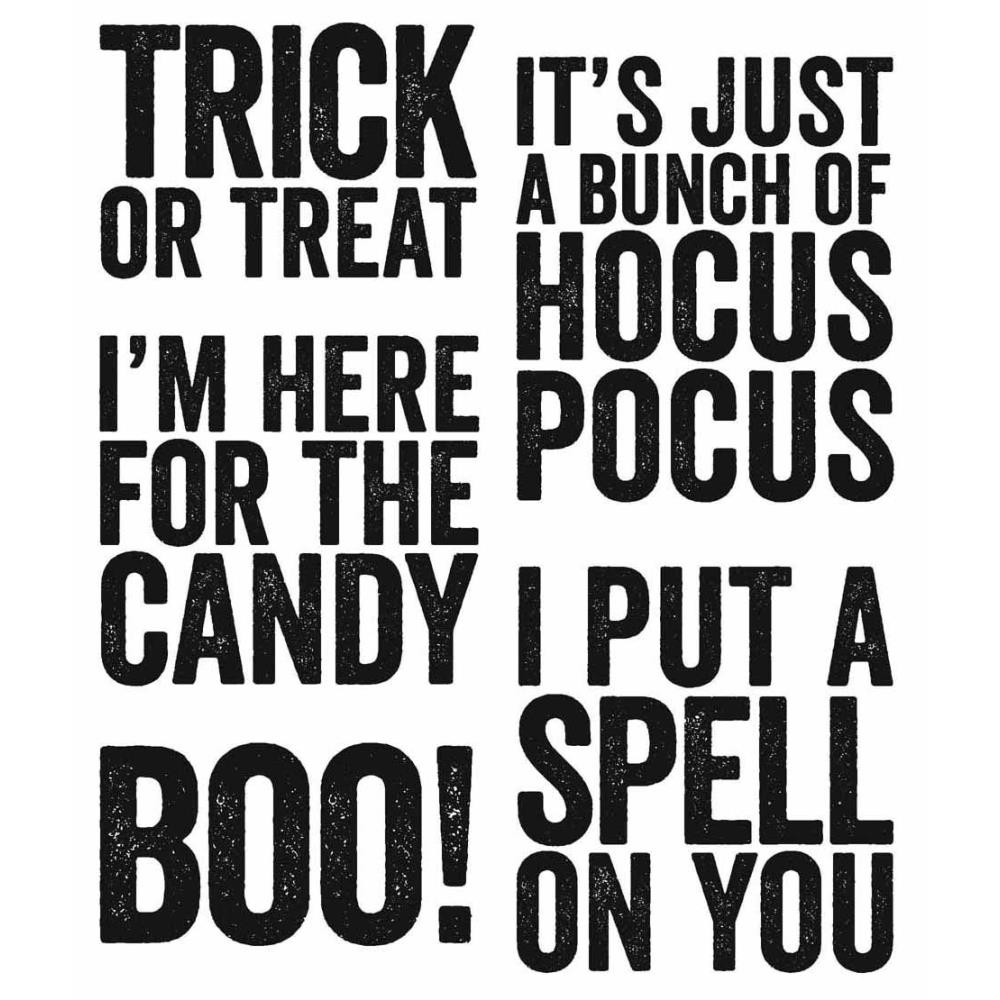 Tim Holtz Collection - Cling Stamps - Bold frights