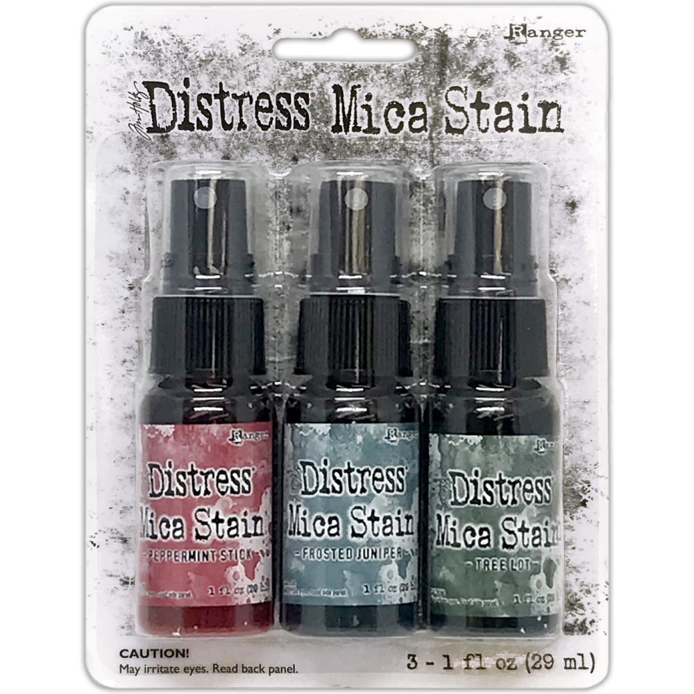 Tim Holtz - Christmas Collection - Distress Mica Stain - Holiday Set #1
