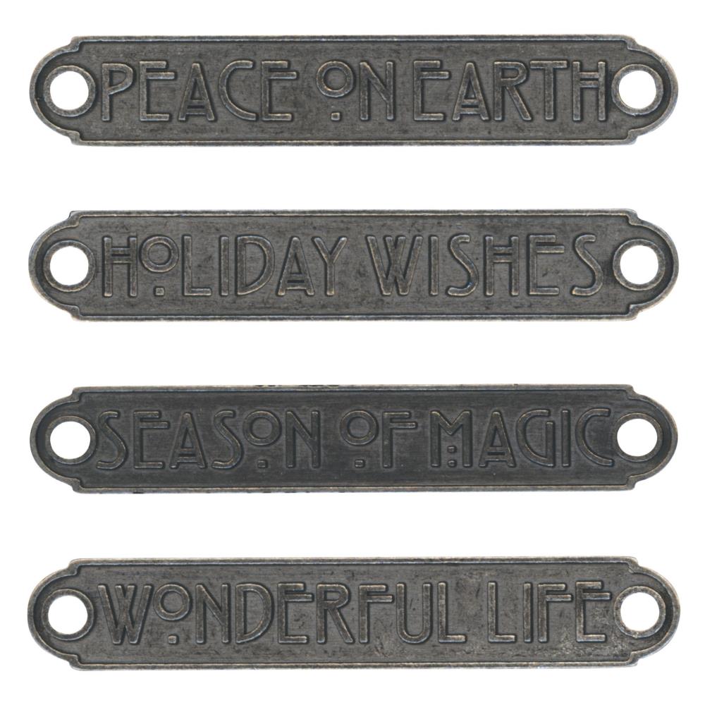 Tim Holtz - Idea-ology - Christmas 2022 - Word Plaques