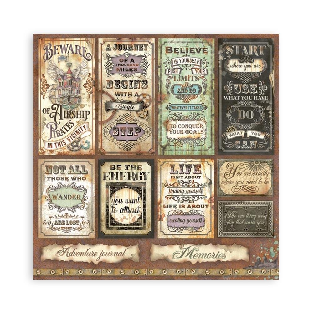 Stamperia  - Lady Vagabond Lifestyle - Paper Pad  10 pk - 12 x 12"