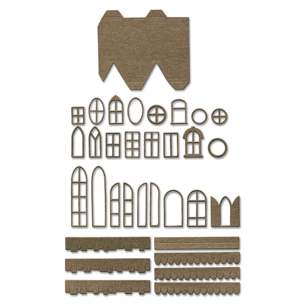 Sizzix - Tim Holtz Alterations - Thinlits - Village Collection