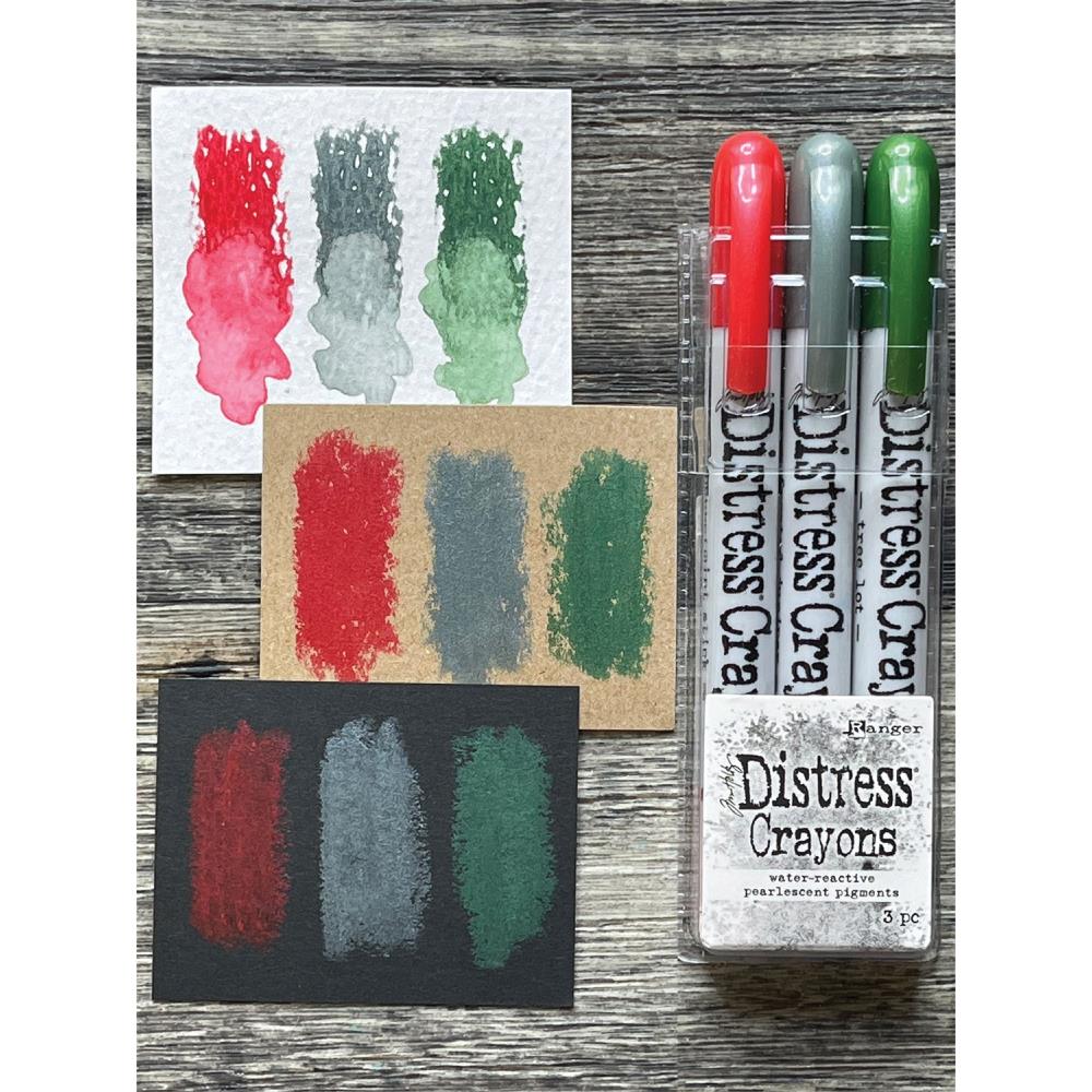 Tim Holtz - Distress Crayon Pearls Set  - Holiday Set #1