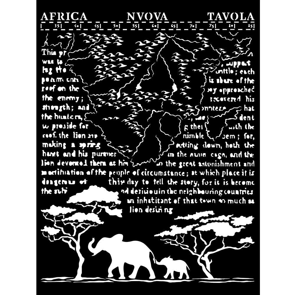 Stamperia - Savana - Stencil - Africa