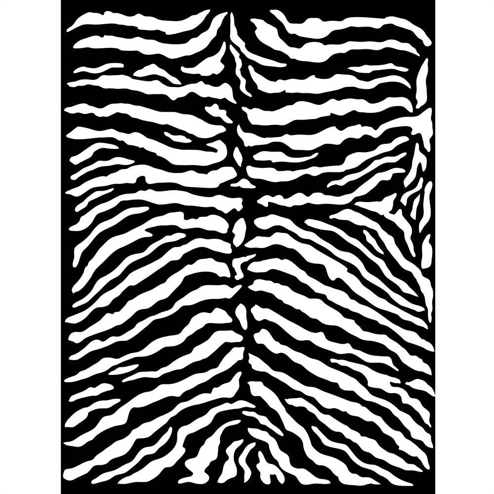 Stamperia - Savana - Stencil - Zebra Pattern