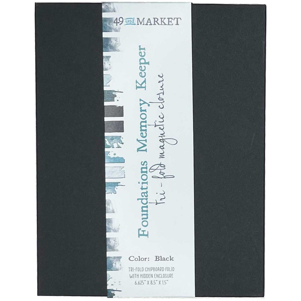 49 and Market -Foundation Memory Keeper - Black Tri-fold
