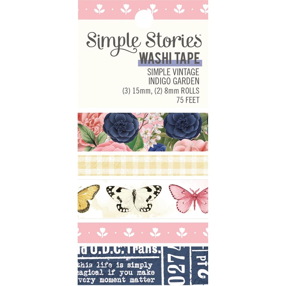 Simple Stories - Indigo Garden - Washi Tape