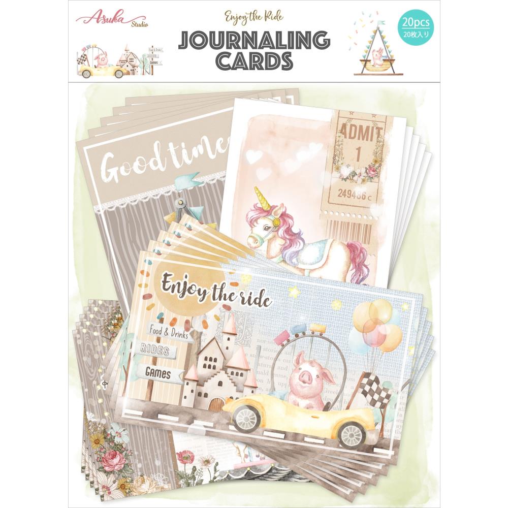 Asuka Studio - Enjoy the ride - Journaling Cards