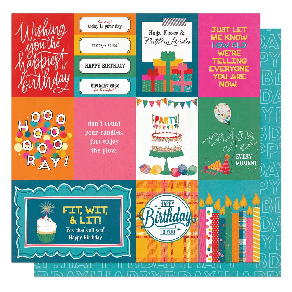 Photoplay - Add another candle - Hooray -   12 x 12"