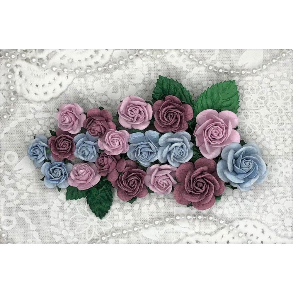 Scrapaholics - Paper Flowers - Violet Fields