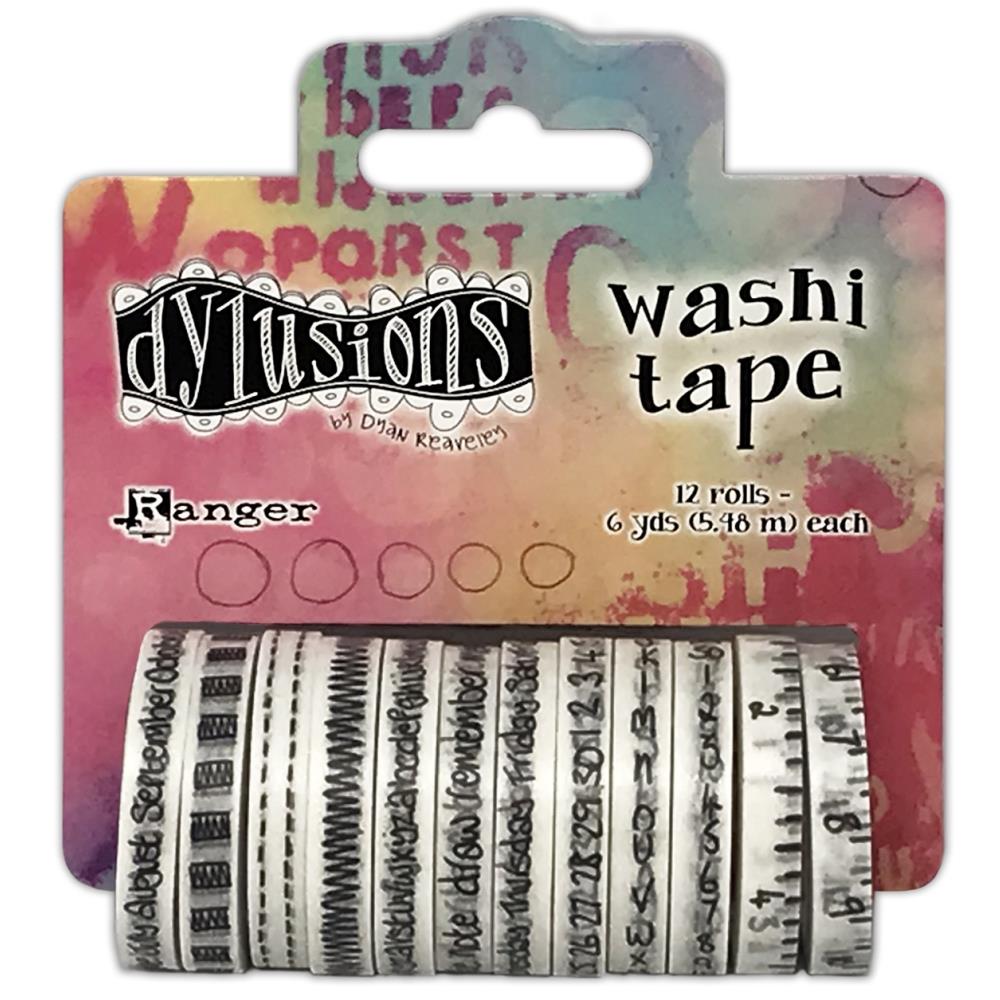 Dylusions - Washi Tape Set - White