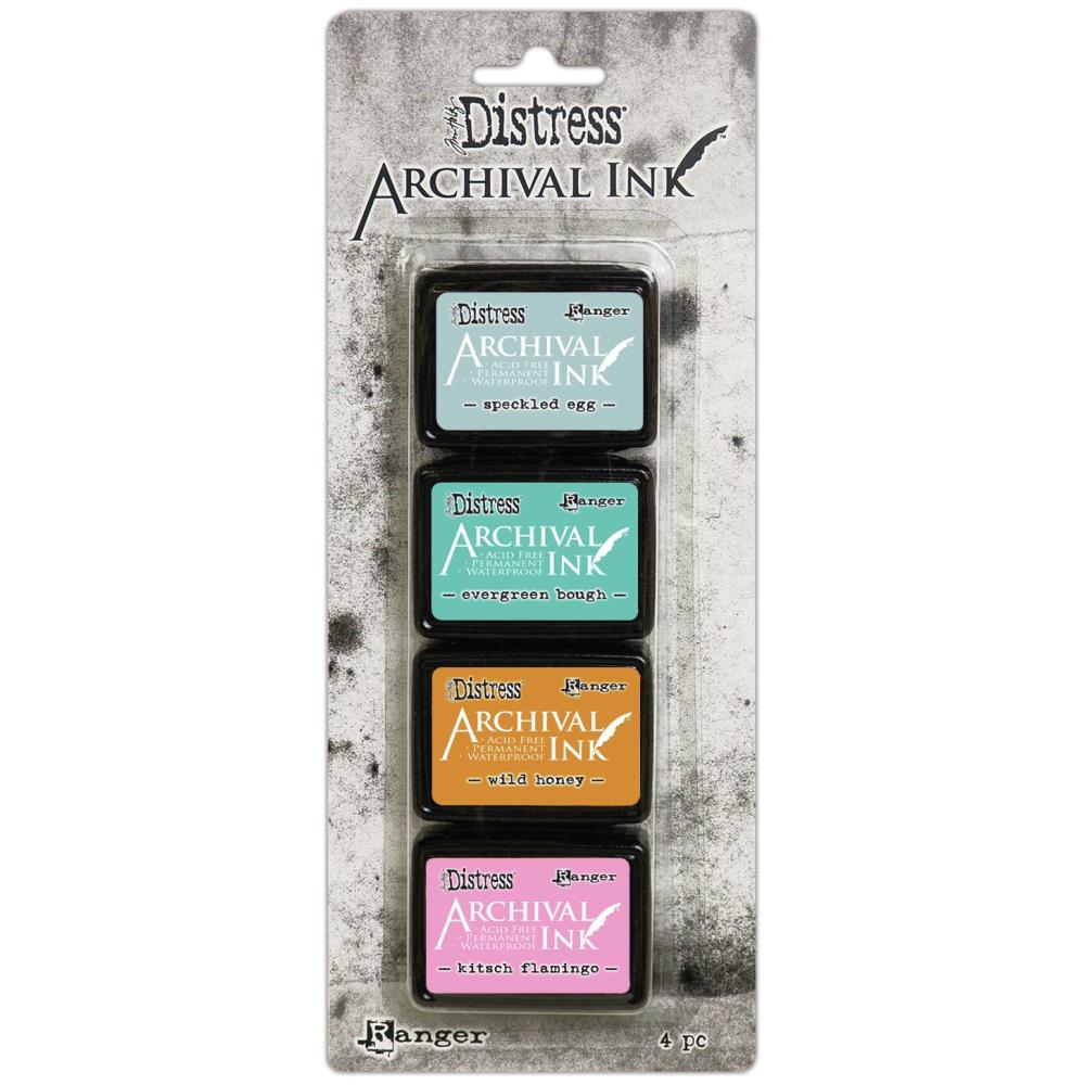 Ranger - Archival Ink Pad - Tim Holtz - Distress Mini Archival Pad Kit - #4