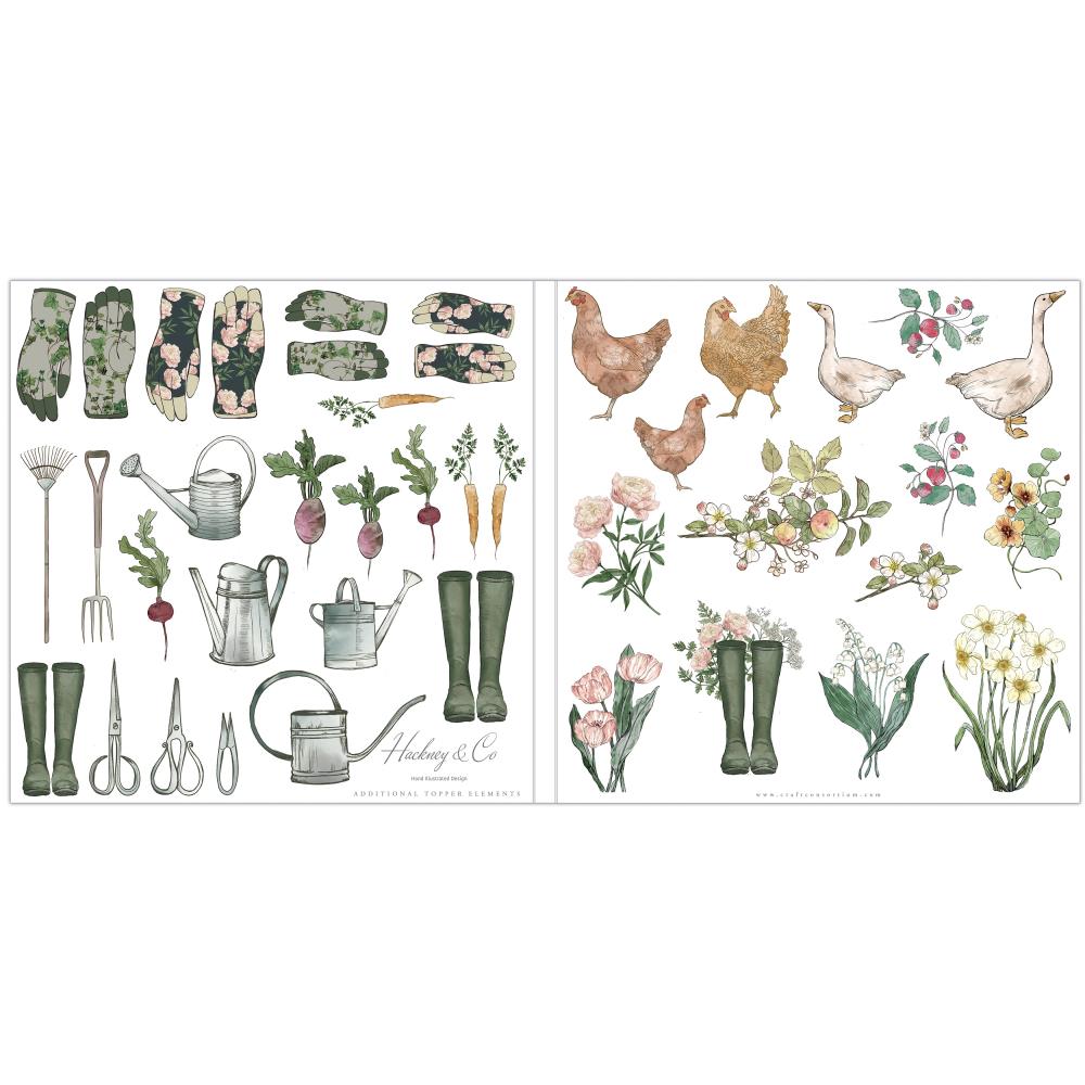 Craft Consortium - Garderners Delight - Paper Pad 12 x 12"