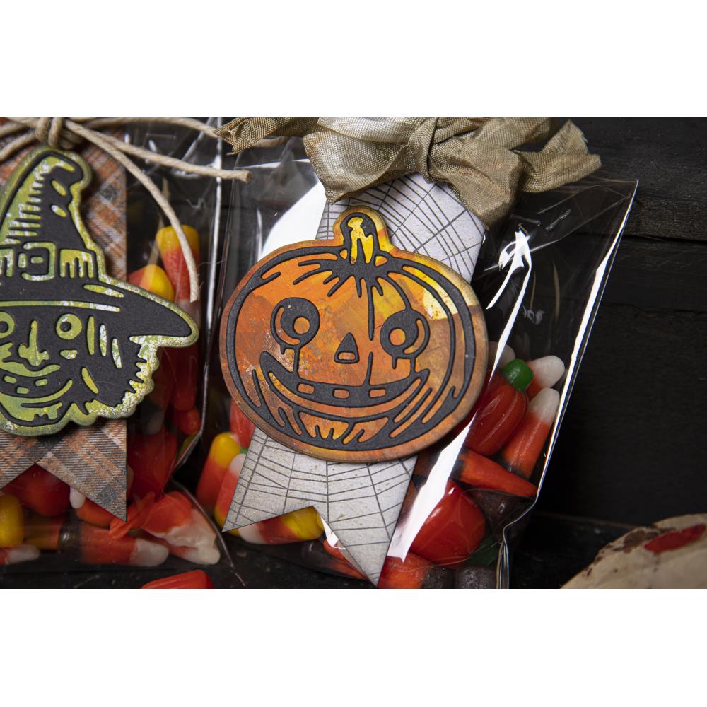 Sizzix - Tim Holtz - Thinlits - Retro Halloween