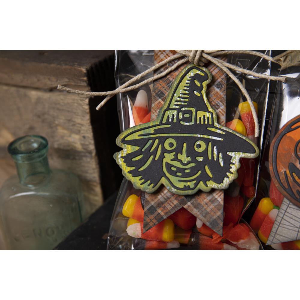 Sizzix - Tim Holtz - Thinlits - Retro Halloween