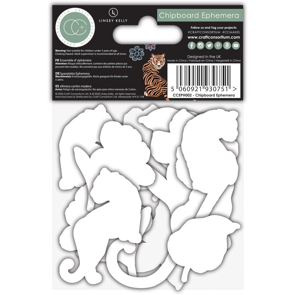 Craft Consortium - Enchanted Jungle - Chipboard Ephemera