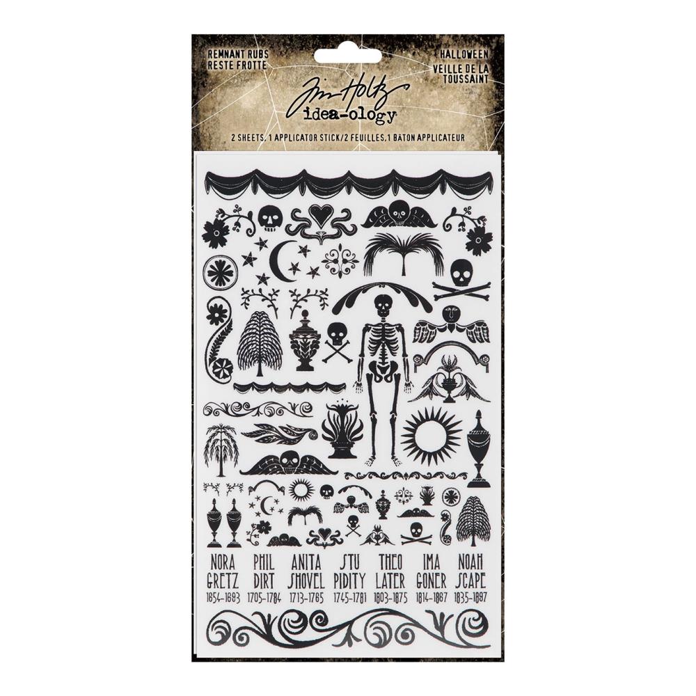Tim Holtz - Idea-ology - Halloween 2022 - Remnant Rubs