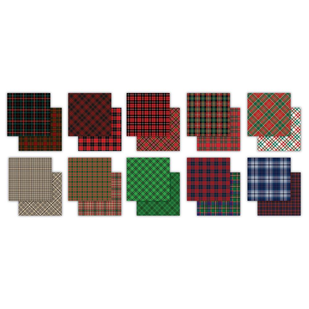 Craft Consortium - Tartan - Paper Pad 12"x12"