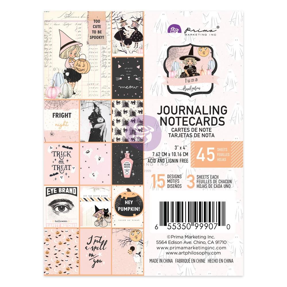 Prima - Luna - Journaling Cards - 3 x 4"
