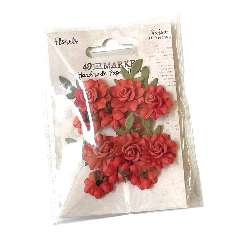 49 and Market - Florets Paper Flowers - Salsa
