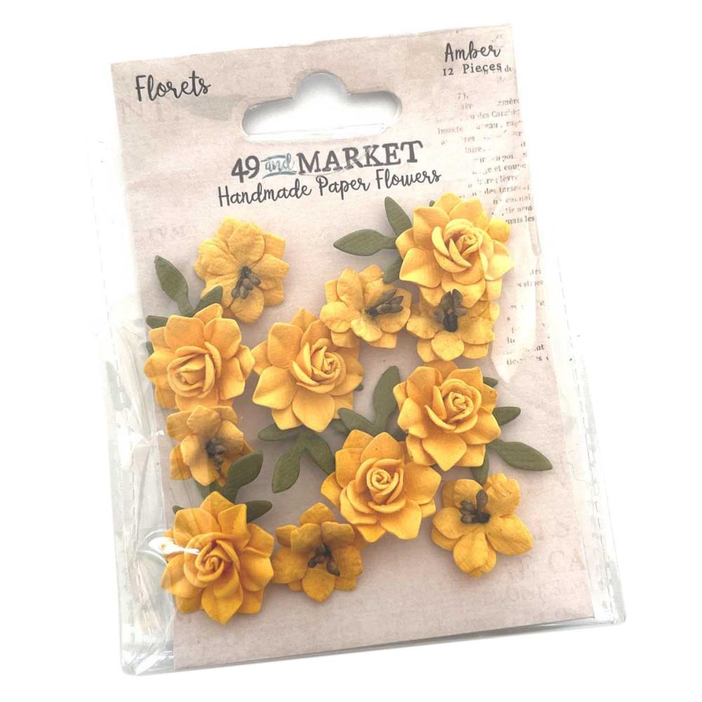 49 and Market - Florets Paper Flowers - Amber