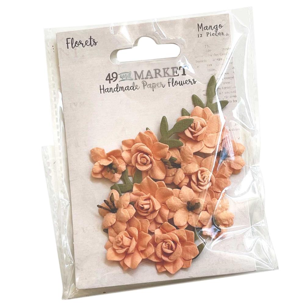 49 and Market - Florets Paper Flowers - Mango