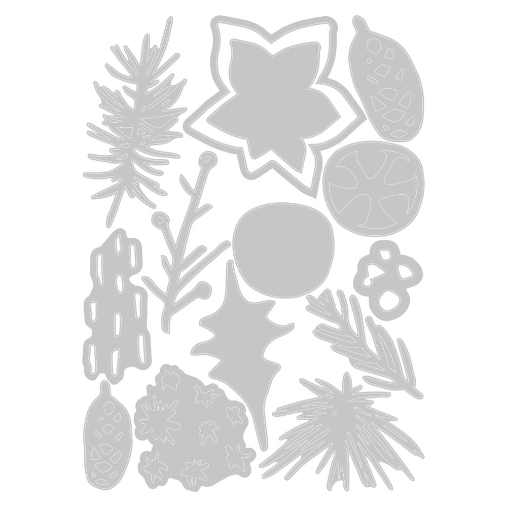 Sizzix - Tim Holtz  - Thinlits - Modern Festive