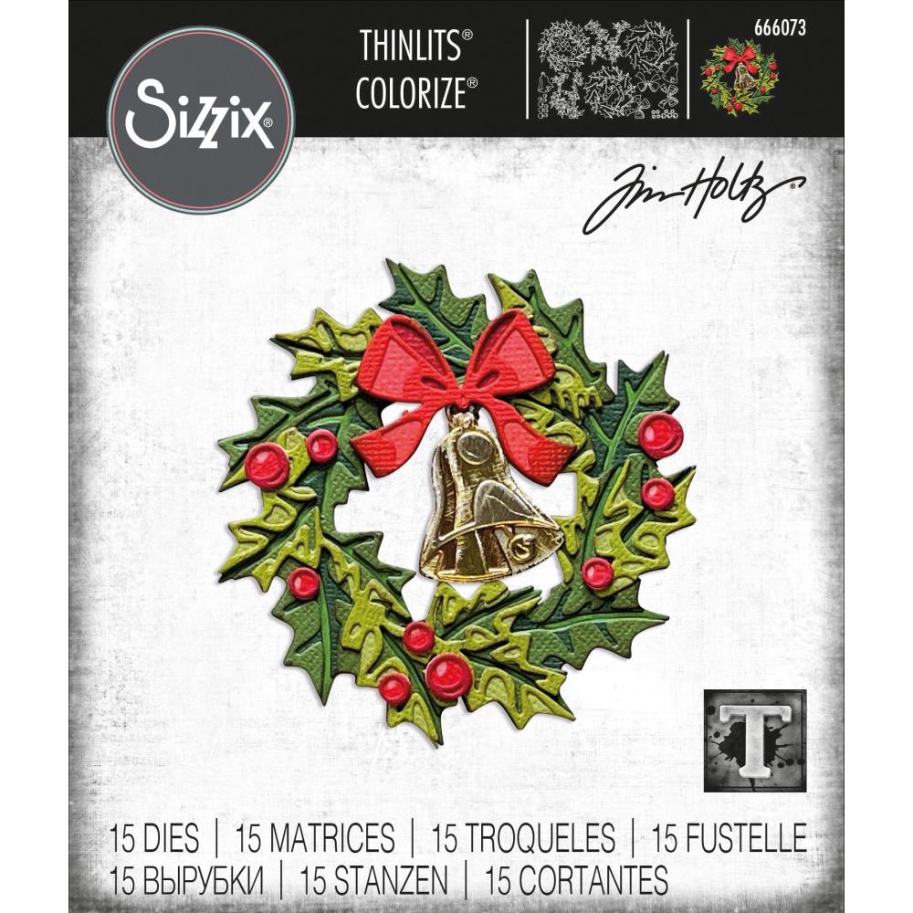 Sizzix - Tim Holtz  - Thinlits - Colorize - Yuletide