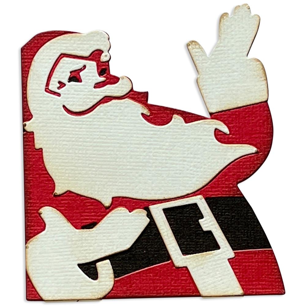 Sizzix - Tim Holtz - Thinlits - Retro Santa