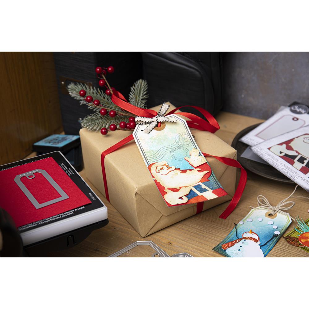 Sizzix - Tim Holtz - Thinlits - Retro Santa